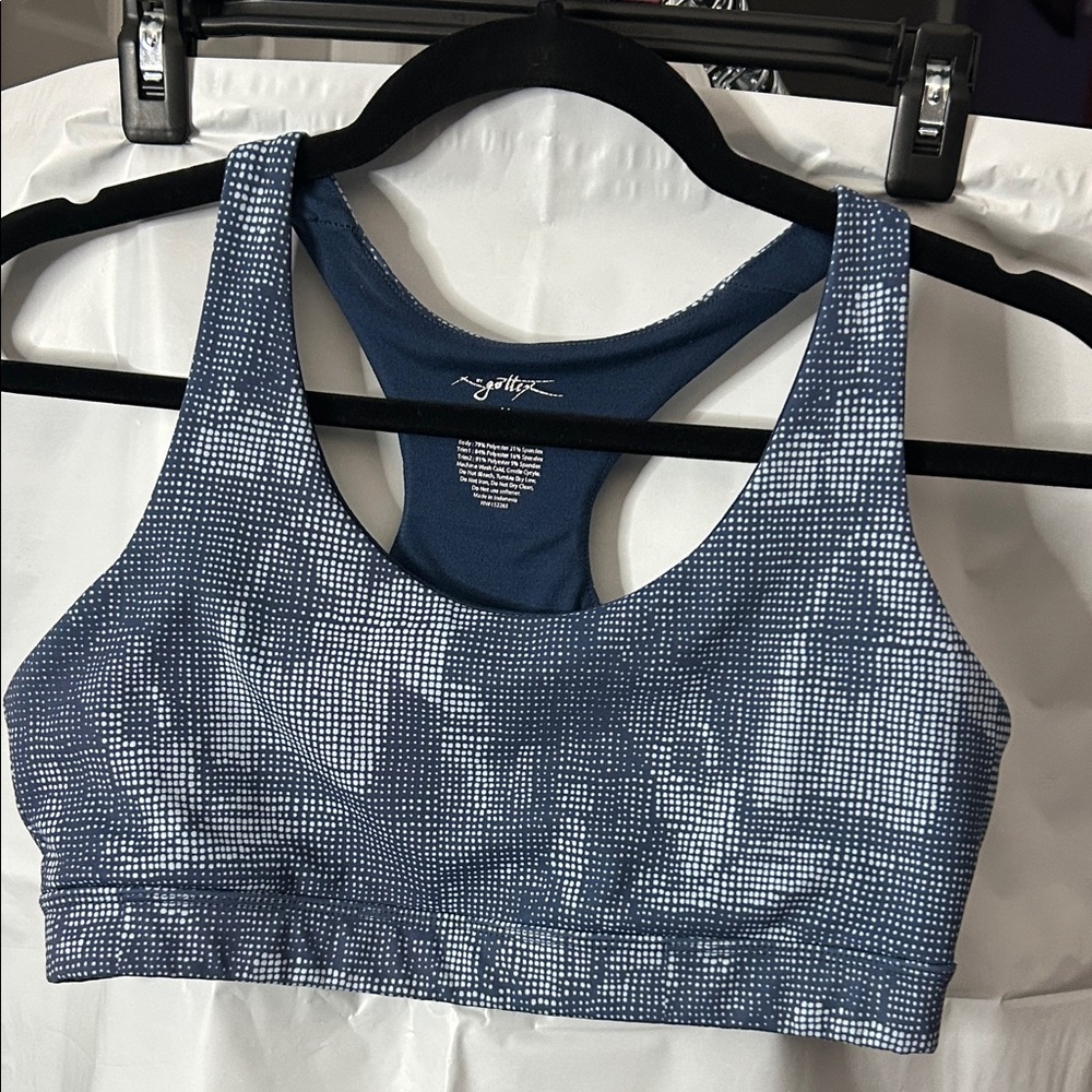 Gottex Navy and White Sports Bra